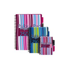 PUKKA PAD A4 PROJECT BOOK HARDBACK ASST