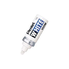 PENTEL WHITE MARKER BULLET BROAD BCX100W