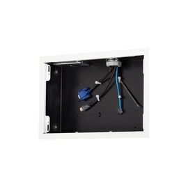 IN-WALL STORAGE BOX WITH FLANGE PANEL WHITE
