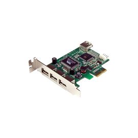 4 Port PCI Express Low Profile High Speed USB 2.0 Adapter Card