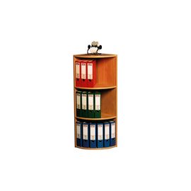 ROTADEX CORNER UNIT 3TIER LTOAK CU18 FMS