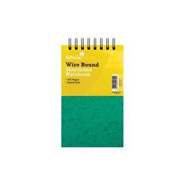 Silvine Notebook Twinwire Reporters Hardcover Perforated Ruled 400 Pages 75gsm 25x200mm Ref 441 [Pack 6]