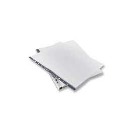 REXEL Paquet de 25 pochettes perforées ECODESK polypro,100% recyclé et recyclable, bande de renfort