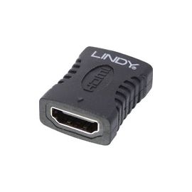 Lindy HDMI Female to Female Coupler. Black