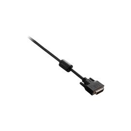 V7 DVI CABLE DUAL LINK 2M BLACK DVI-D 24+1 PIN M/M