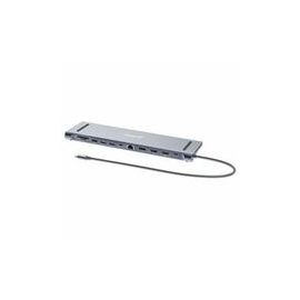 USB-C DOCK/HUB/READER 10-PORT AUD/DP/HDMI/RJ45/USB-C/USB-A