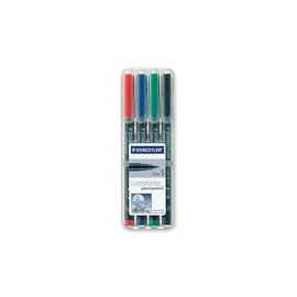 Fiber Tip Marker Permanent, Superfine, 4/ST, Assorted