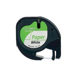 Ribbon DYMO LETRATAG 12 X4m B&W