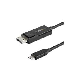 3.3 ft. (1 m) USB C to DisplayPort 1.2 Cable - Bidirectional - 4K 60Hz - Thunderbolt 3 - USB Type C Adapter Cable (CDP2DP1MBD)