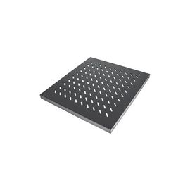 19IN FIXED SHELF 1U 525MM BLACK -METAL