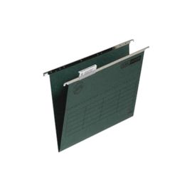 Pack 50 Ultimate Suspension File V Base Green Foolscap Elba