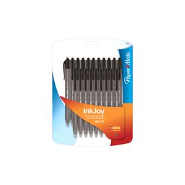 Pack 20 Pens Black Papermate Inkjoy 100 Rt