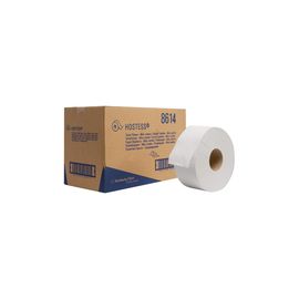 Hostess Mini Jumbo Toilet Tissue Rolls 2-Ply 94mmx200m White Ref 8614 [Box 12]