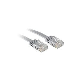 CAVO DI RETE FLAT UTP CAT6 03M GRIGIO