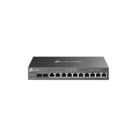 Omada Gigabit VPN Router with PoE+ Ports and Controller Ability. PORT: 2 Gigabit SFP WAN/LAN Port, 1 Gigabit RJ45 WAN Port, 1 Gigabit RJ45 WAN/LAN Ports, 8 Gigabit RJ45 LAN ports. SPEC: 802.3at/af, 8 Ports with 110 W PoE Power, Desktop & Wall-mount