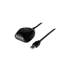15m USB 2.0 Active Cable with 4 Port Hub