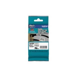 Brother TZeFX241 - Ruban flexible - noir sur blanc - rouleau (1.8 cm x 8 m) - 1 rouleau(x)