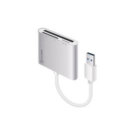 USB 3.0 MULTI CARD READER - MICRO SD SD & COMPACT FLASH - PRIME SERIES