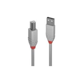 LYNDI 2m USB 2.0 A/B Kabel Anthra Line