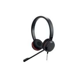 Jabra EVOLVE 20 UC Stereo USB Headband Special Edition Noise cancelling, USB connector, with mute-button and volume control on the cord, with leatherette ear cushion, Microsoft optimized