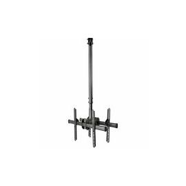 Ceiling TV Mount - Back-to-Back - Dual Screen Mount - For 32" to 75" Displays - 3.5' to 5' Pole - Full Motion - Steel - Pole Mount TV Bracket
