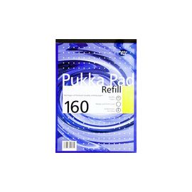 PUKKA REFILL PAD 80SH RLD MRGN PNCH WHT
