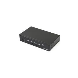 4-Port DisplayPort KVM Switch - DP KVM Switch with Built-in USB 3.0 Hub for Peripherals - 4K