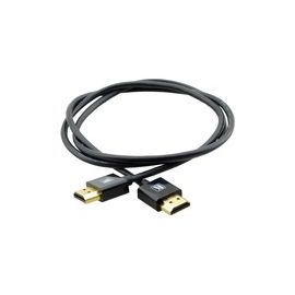 Ultra-Slim High-Speed HDMI Cable with Ethernet (Black, 3')
