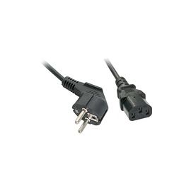 IEC-MAINS LEAD 2M SCHUKO ANGLED PLUG-IEC 320 C13