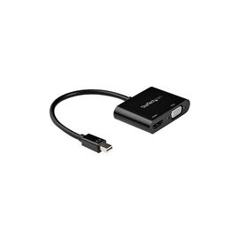 Mini DisplayPort to HDMI VGA Adapter - 4K 60Hz - Thunderbolt 2 - Mini DP Monitor Adapter - mDP to HDMI VGA (MDP2VGAHD20)