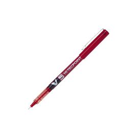 Pk12 Pen Rollerball Liquid Ink Red Pilot V7 Hi-Tecpoint 0.5Mm Extra Fine