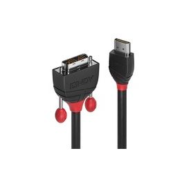 LINDY 3m HDMI/DVI-D Kabel Black Line HDTV und HDCP kompatibel