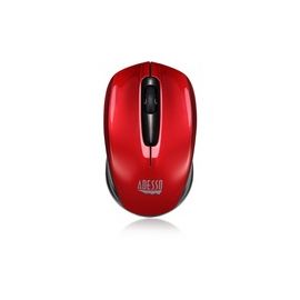 Adesso 2.4GHz Wireless Ergonomic Mini Mouse - iMouse S50 M325 - Red, Experience new levels of productivity with the Adesso iMouse S50 2.4GHz Wireless Mini Ergonomic Mouse. This advanced wireless mouse offers you 30 feet of wireless freedom and eliminates