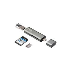 USB-C CARD READER + USB-A ADAP SD AND MICRO-SD SLOTS