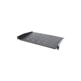 19IN CANTILEVER SHELF BLACK 1U 2-POINT FRONT MOUNT 350 MM