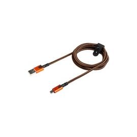 XTORM XTREME USB TO MICRO CABLE (1.5M) BLACK ORANGE