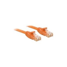 LINDY Cat.6 U/UTP Kabel, orange, 2m