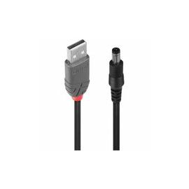 1.5M USB TO 2.1MM INNER/5.5MMOUTERDCCABLE