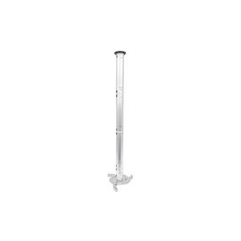 MANHATTAN Beamer Deckenhalterung Stange neig- schwenk- und hoehenverstellbar zwischen 30-37 cm Traglast bis zu 15 kg Farbe Silber