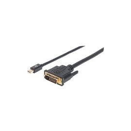 CABLE ADAPTADOR CONVERTIDOR MINI DISPLAYPORT A DVI-D 1.8M M-M