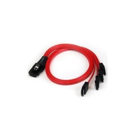 50cm SFF-8087 to 4x SATA - Internal Mini SAS to SATA Reverse Cable