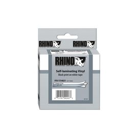 RHINOPRO WHITE SELF-LAMINATING TAPE 1INX18