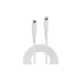 1M USB TYPE C TO LIGHTNING CABLE WHITE