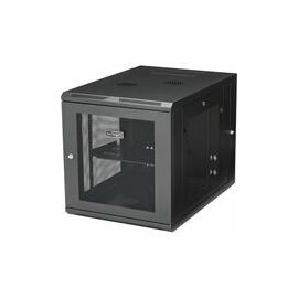 Wall Mount Server Rack Cabinet - Hinged Enclosure 12U - Wall Mount Network Cabinet - 32in Deep
