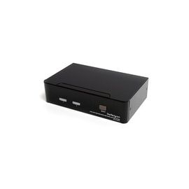 2 Port DVI + USB KVM Switch with Audio - KVM switch - USB 2.0 Hub - 2 ports - 1 local user - 1U