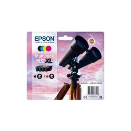 BINOCULARS MULTIPACK 4-COLOURS 502XL BLACK 9.2ML - CMY 6.4ML