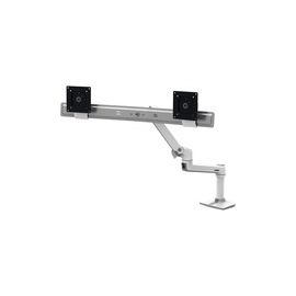 LX Dual Direct Desk Mount Arm White