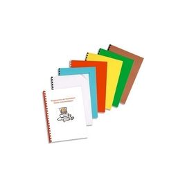 5 ETOILES Boite de 100 plats de couverture transparent incolore 150 microns pour perforeliure