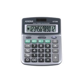 Aurora Semi-Desktop Calculator 12-digit DT398
