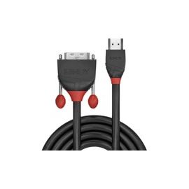 LINDY 2m HDMI/DVI-D Kabel Black Line HDTV und HDCP kompatibel